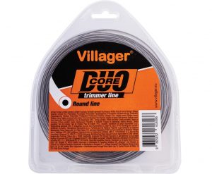 Kulatý silon do křovinořezu 3,0 mm x 15 m VILLAGER duo core